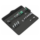 Wera 0513011000 Click-Torque 1/4″ Reversible Bit Wrench & Bit Set - 20 Pc. Set