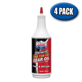 Lucas Oil 10121 Synthetic SAE 75W-140 Gear Oil, 1 quart - 4 PACK