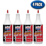 Lucas Oil 10121 Synthetic SAE 75W-140 Gear Oil, 1 quart - 4 PACK