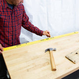 Mayes 48″ Polystyrene Level Ruler w/ Plumb And Level Vials