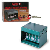 GAMO ROCKER TARGET GALLERY AIRGUN PELLET TRAP WITH 5 SWINGING TARGETS