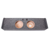 QPower Dual Hole 10″ Underseat Subwoofer Enclosure Box for 2009-2019 F150 Super Crew