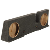 QPOWER DUAL HOLE 12″ UNDERSEAT CARPETED SUBWOOFER BOX FOR 2004-2008 F150