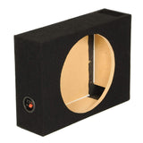 QPOWER SINGLE 10″ VENTED SHALLOW MOUNT EMPTY WOOFER ENCLOSURE SUBWOOFER BOX