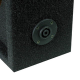 Q Power Car Audio Empty Chuchero Box w/ Dual 10" Speaker & 3-3/4″ Tweeter Holes