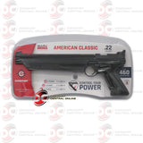 CROSMAN P1322 AMERICAN CLASSIC .22 CAL VARIABLE PUMP SINGLE-SHOT AIR PISTOL