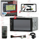 POWER ACOUSTIK PDN-623B 2-DIN 6.2" CAR DVD/CD/AM/FM/USB/BLUETOOTH RECEIVER WITH GPS (WITH BACK-UP CAMERA)