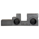 Q Power QBOMB Dual 10" Vented Ported Subwoofer Box for 2000-2016 Ford F-Series Super Duty Crew Cab