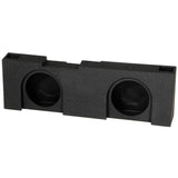 QPOWER QBOMB DUAL 12″ EMPTY WOOFER BOX ENCLOSURE FOR CHEVY GMC CREW CAB ’14-’18