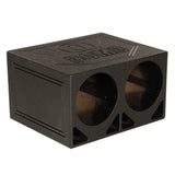 QPower QBOMB Dual 10″ Triangular Ported Vented Sub Woofer Enclosure Box