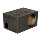 QPower QBOMB Single 10″ Side Ported Vented Subwoofer Enclosure Box