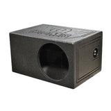 QPower QBOMB Single 10″ Side Ported Vented Subwoofer Enclosure Box
