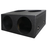 QPOWER QBOMB QUAD 4 HOLE 12" SEALED DURABLE BED LINER EMPTY WOOFER ENCLOSURE BOX