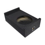 QPower QBOMB Single 10" Shallow Sealed Universal Downfire Behind Seat Subwoofer Box