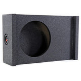 QPower QBOMB Single 12" Sealed Universal Downfire/Behind Seat Subwoofer Box