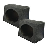 QPOWER QBOMB 6×9" WEDGE STYLE SEALED EMPTY SPEAKER BOX ENCLOSURES (PAIR)