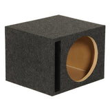 Q Power Single 10" Vented Heavy Duty Subwoofer Enclosure | QHD110V