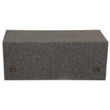 Q Power Dual 12" Square Holes Vented Heavy Duty Subwoofer Enclosure Box | QHD212VSQ