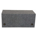Q Power Dual 15″ Vented Heavy Duty Empty Woofer Box | QHD215V