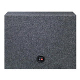 QPower Single 10″ Sealed Angled Empty Woofer Boxes (Pair)